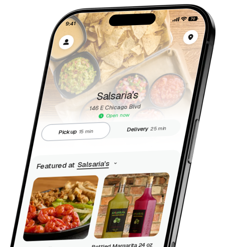 Salsaria's app preview