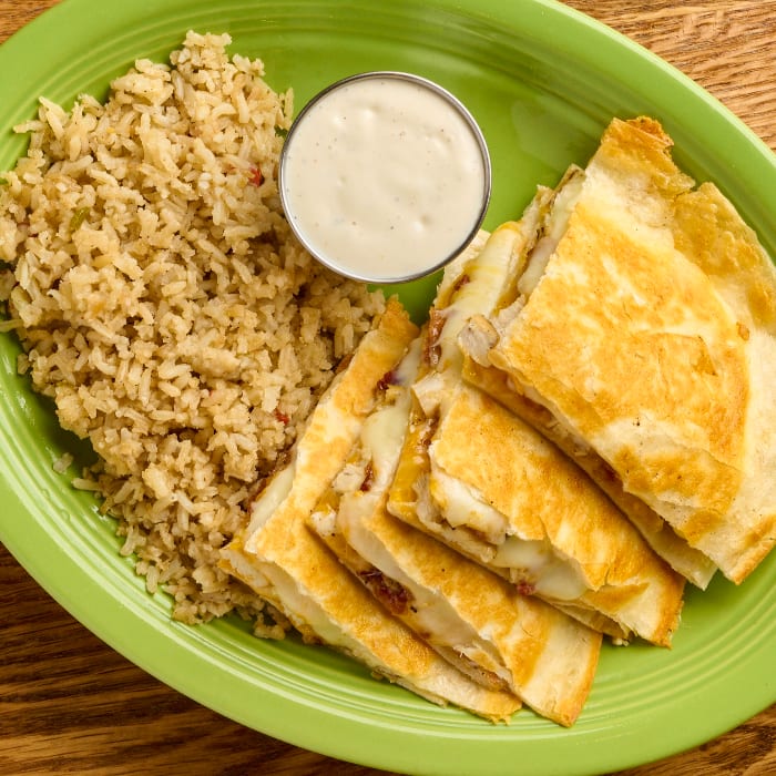 Chicken Bacon Ranch Quesadilla.