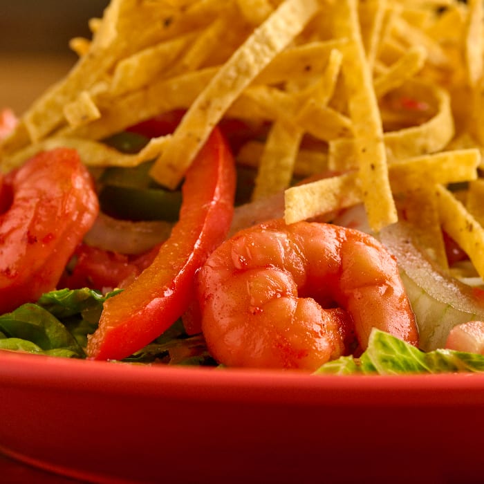 Shrimp Fajita Salad.