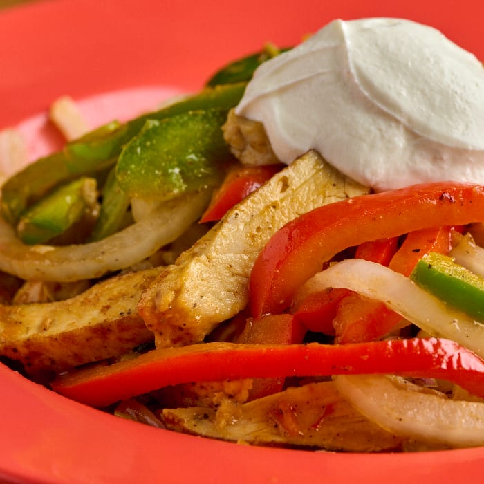Chicken Fajita Bowl.