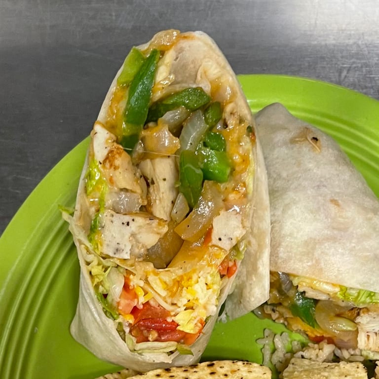 Delicious Chicken Fajita Wrap